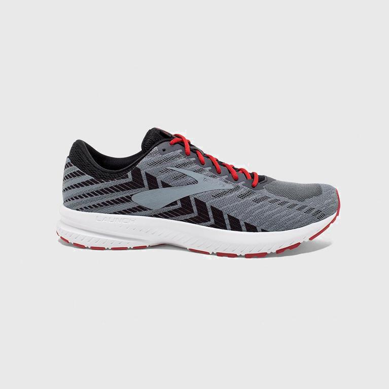 Brooks Launch 6 NZ - Men's Road Running Shoes - Grey (57062-BGAP)